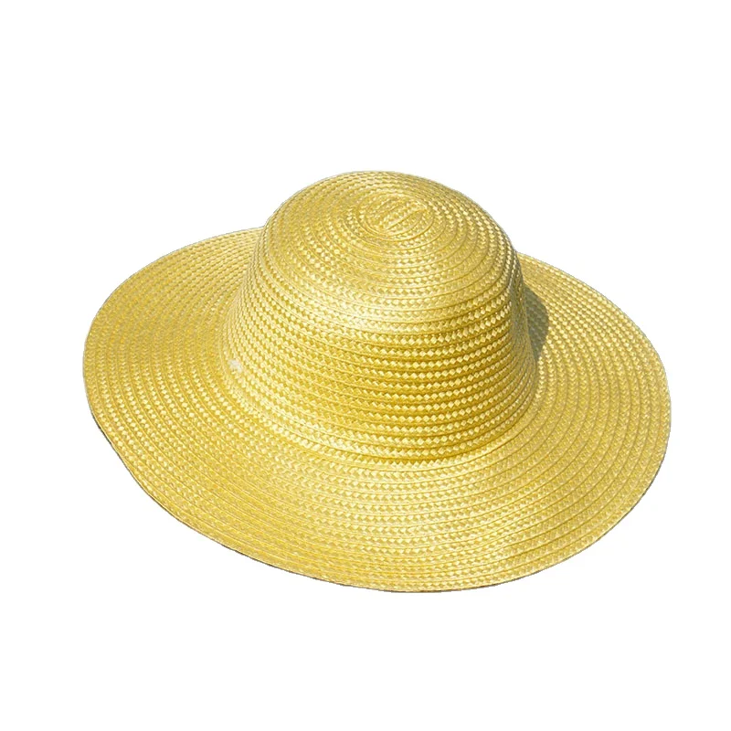 Summer outdoor sun hat construction site sun protection wheat straw woven hat farmer straw hat