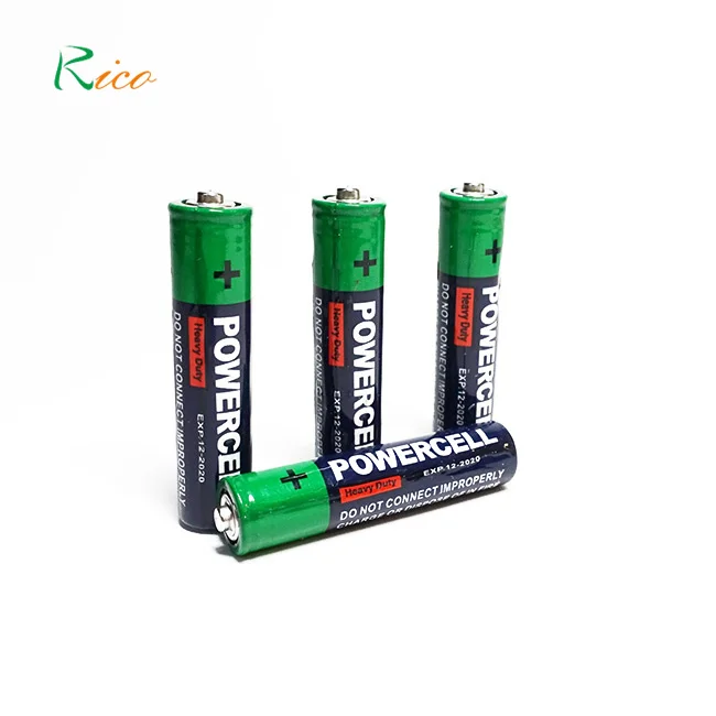 Powercell UM-4 Size 1 5v Dry Battery R03 U M4 AAA 1.5v Pencil Battery for Remote Control Toys Camera Heavy Duty Battery