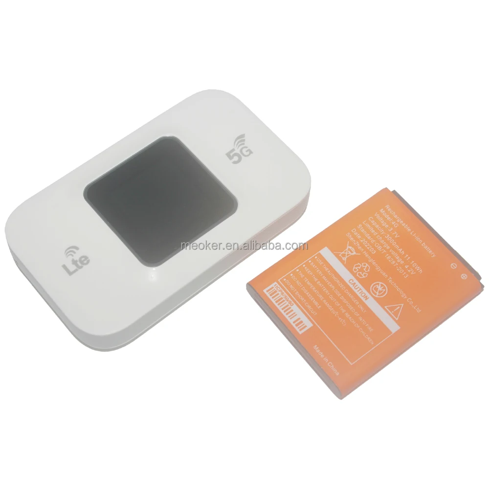 OEM ODM MEOKER E5785 Pro CAT4 150 Мбит/с Беспроводной Карманный Wi-Fi роутер с цветным экраном и батареей 3000 мАч