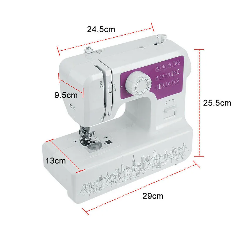 China sewing machine manufacturer wholesale household multifunctional electric portable sewing machine