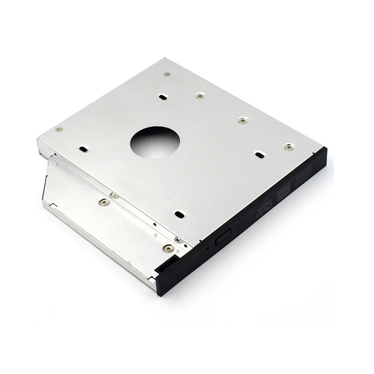 aluminum 9.5mm sata3 SSD hard drive Adapter cd/dvd-rom optical bay laptop second HDD Caddy tray