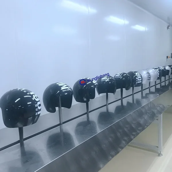 Ready Sell in Indian Market Automatic Helmet PU Paint Line