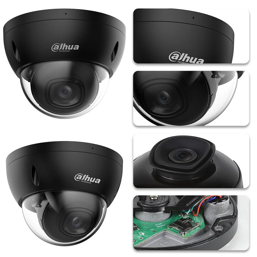 Dahua Full Color Night Vision 8mp 4k 4mp Face Detection Face Recognition Dome Bullet Ip Network Camera Outdoor With P2P Audio