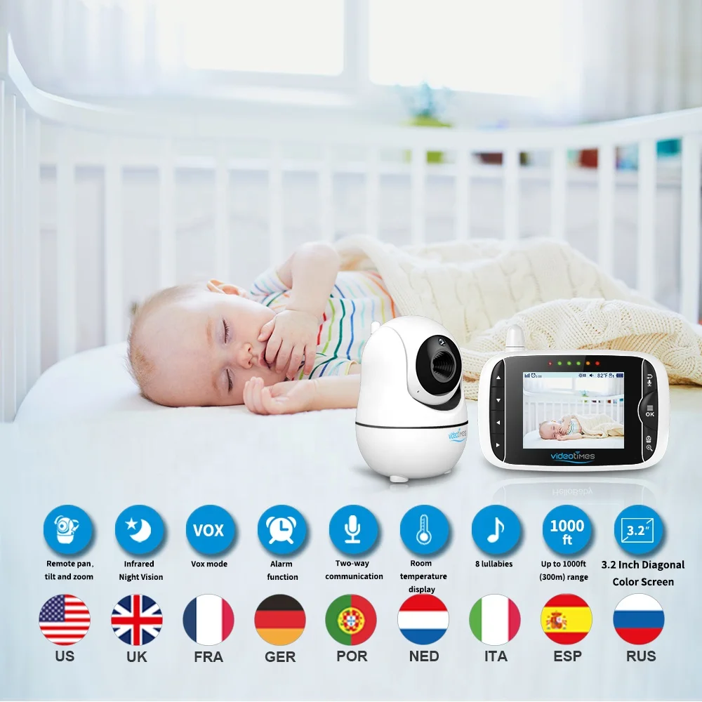 best hellobaby smart baby phone wired camera portable two camera baby monitor
