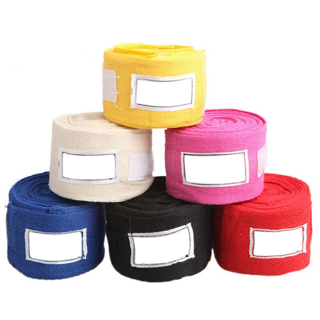 Эластичный хлопковый спортивный ремешок с принтом для тайского тхэквондо, защита для запястья, бандаж для рук, бокса