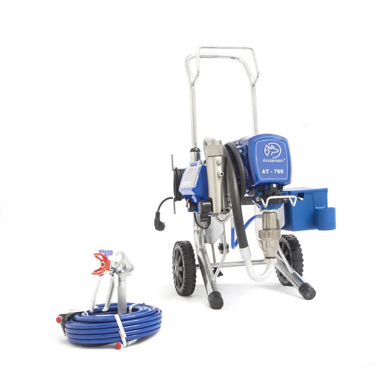 110-220V Electric Airless Paint Sprayer with Wheels 4.0 LMP Pump Manual Battery Powered Industrial Paint Spray Applications