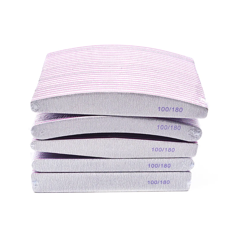 High quality japanese sandpaper zebra white private label 100 180 80/80 grit nail files professional