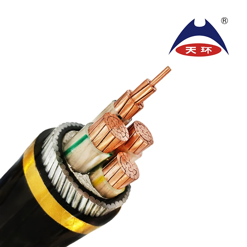 3 core 5 core  NYY VV YJV YJV22 YJV62 50mm 70mm 120mm 185mm 240mm SWA Armoured Underground XLPE Power Cable
