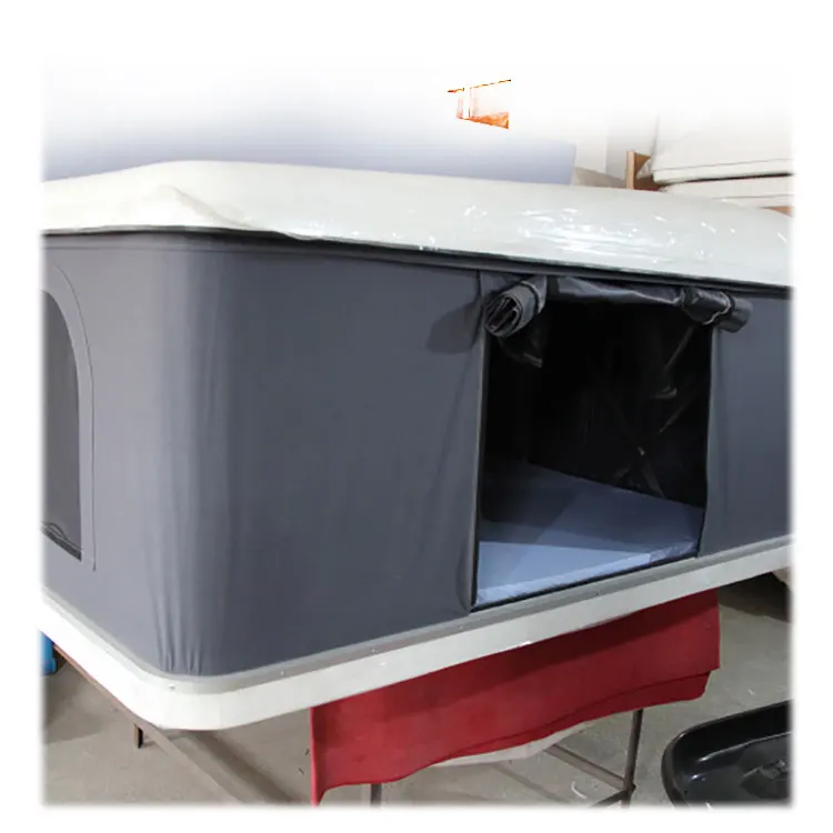 Factory wholesale Hardshell  big family camping roof tent For 3-4 people