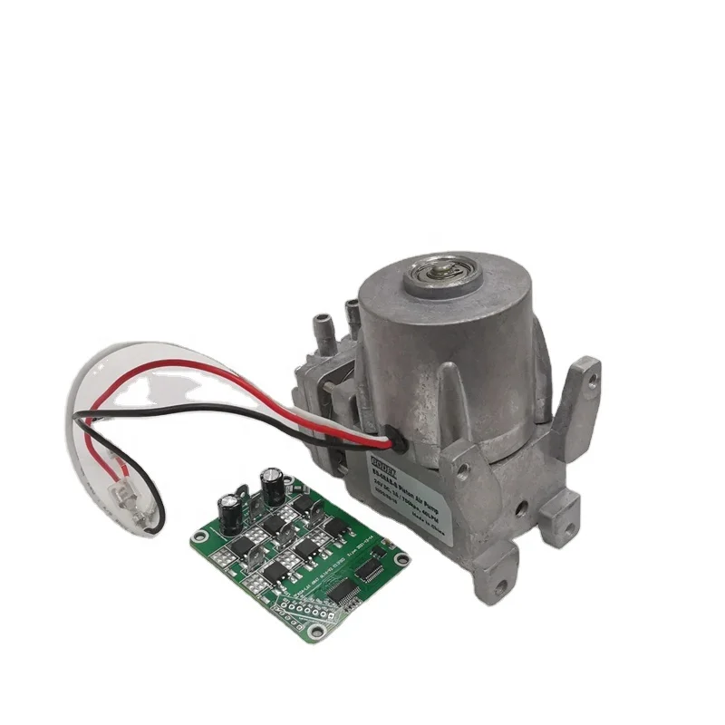 Metal Durable Lifetime 20L~ 60L -85kpa smallest electric DC 24V oilless piston type vacuum pump