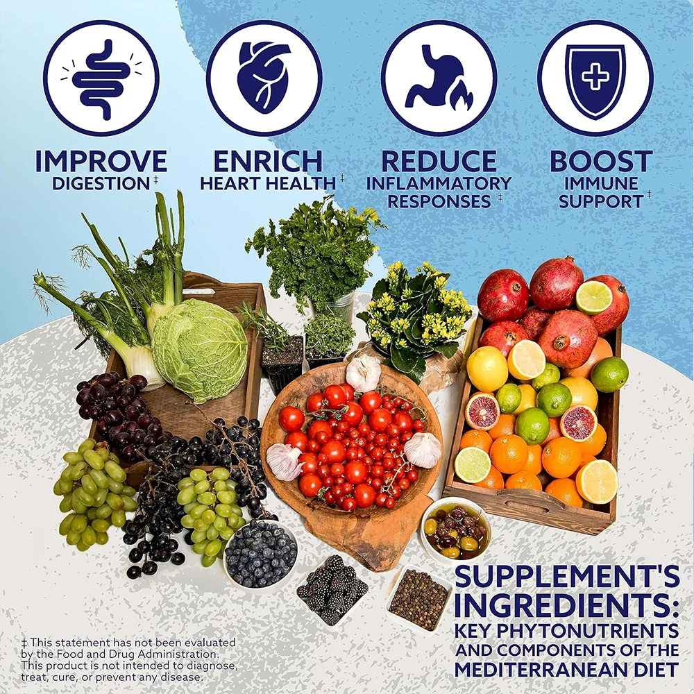 Longevity Capsules Herbal Alpha Ketoglutarate Supplements for Cellular Energy Metabolism Healthy Aging Processes