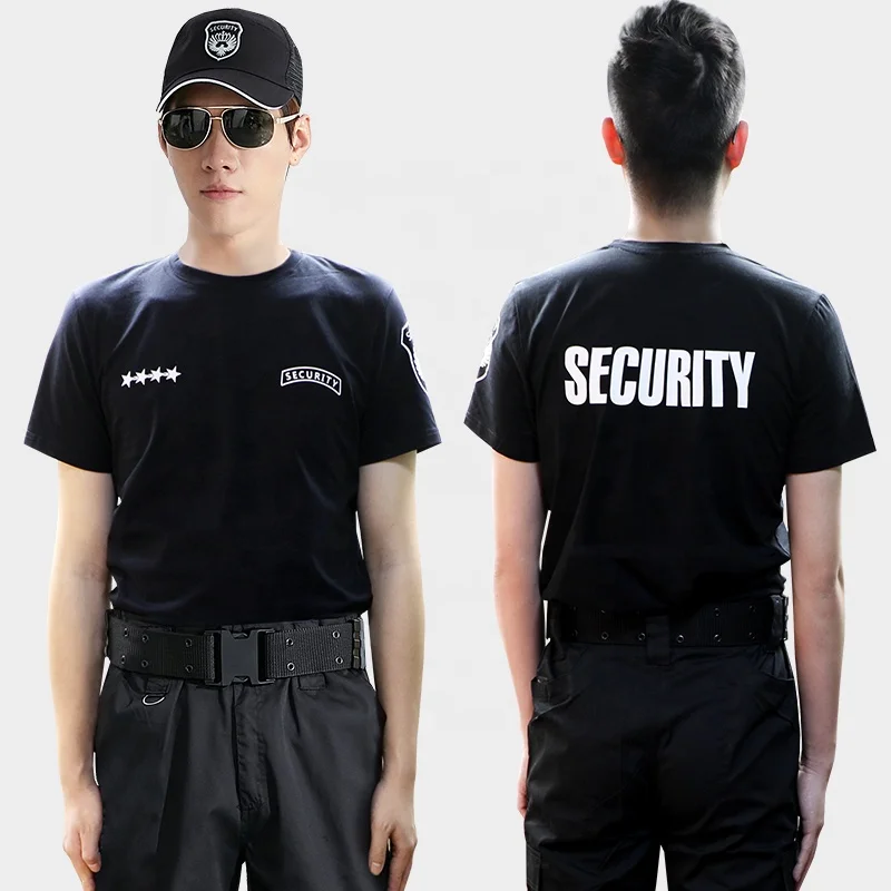 Security Shirt Black White Security Shirts Complete Uniforms Security Tee Shirt