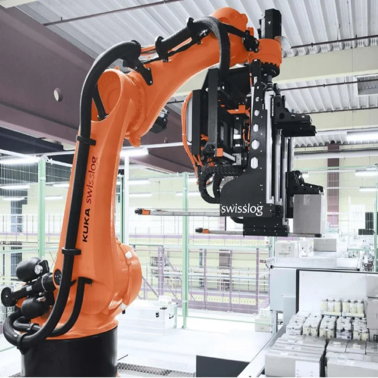 Palletizing Robot Of KUKA Robot KR 10 R1420 For Palletizer With 6 Axis Industrial Robotic Arm