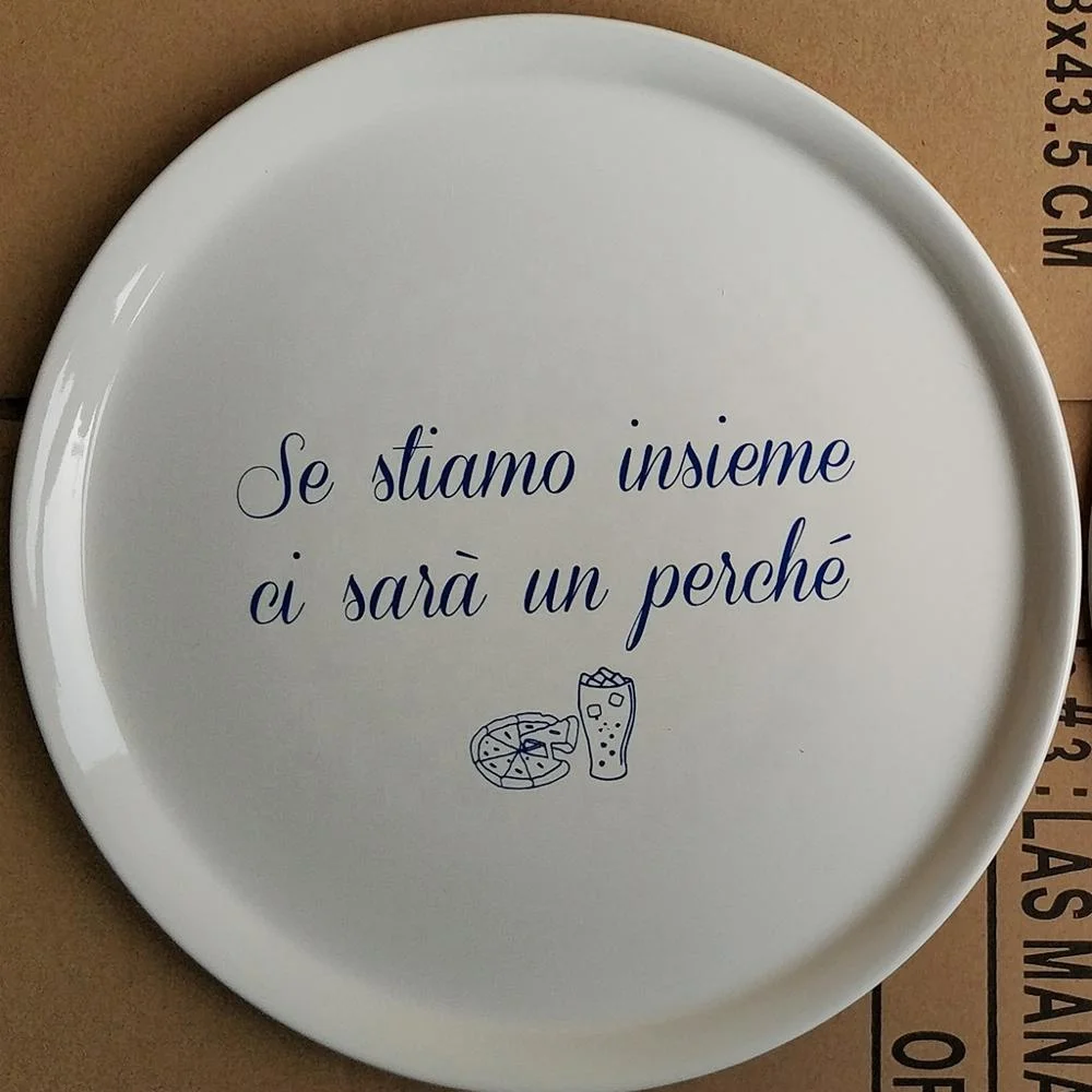 12 inch 30cm ceramic pizza plate
