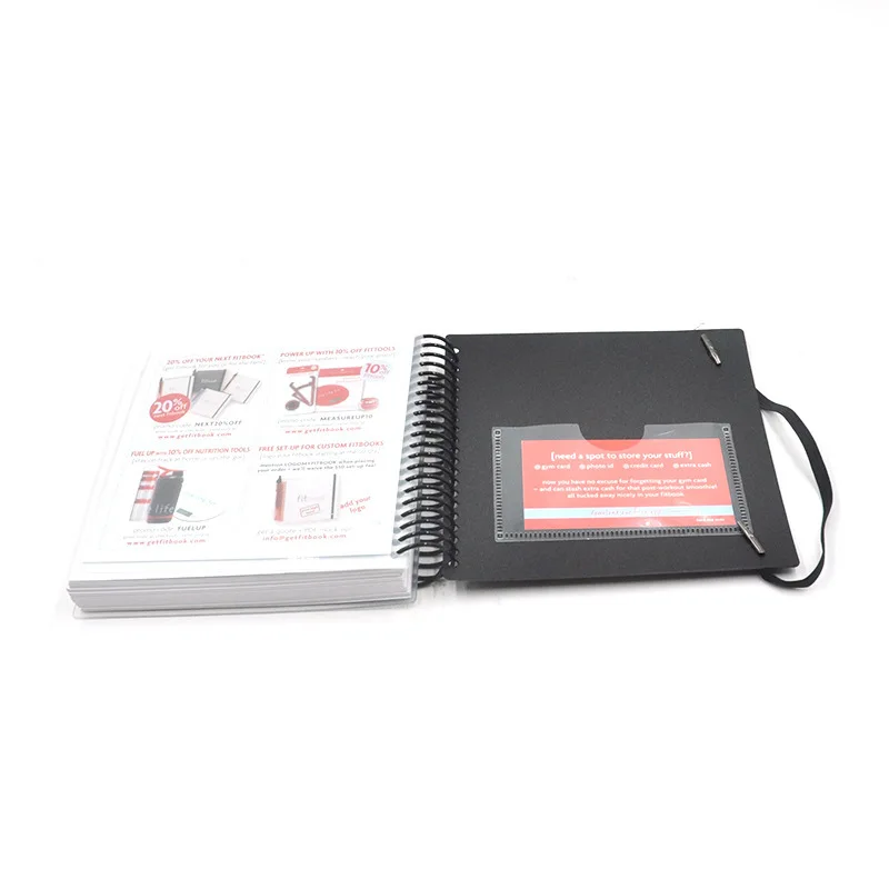 Custom A4 A5 Spiral Wire Binding Dairy Book Notepad Activity Notebook Printing