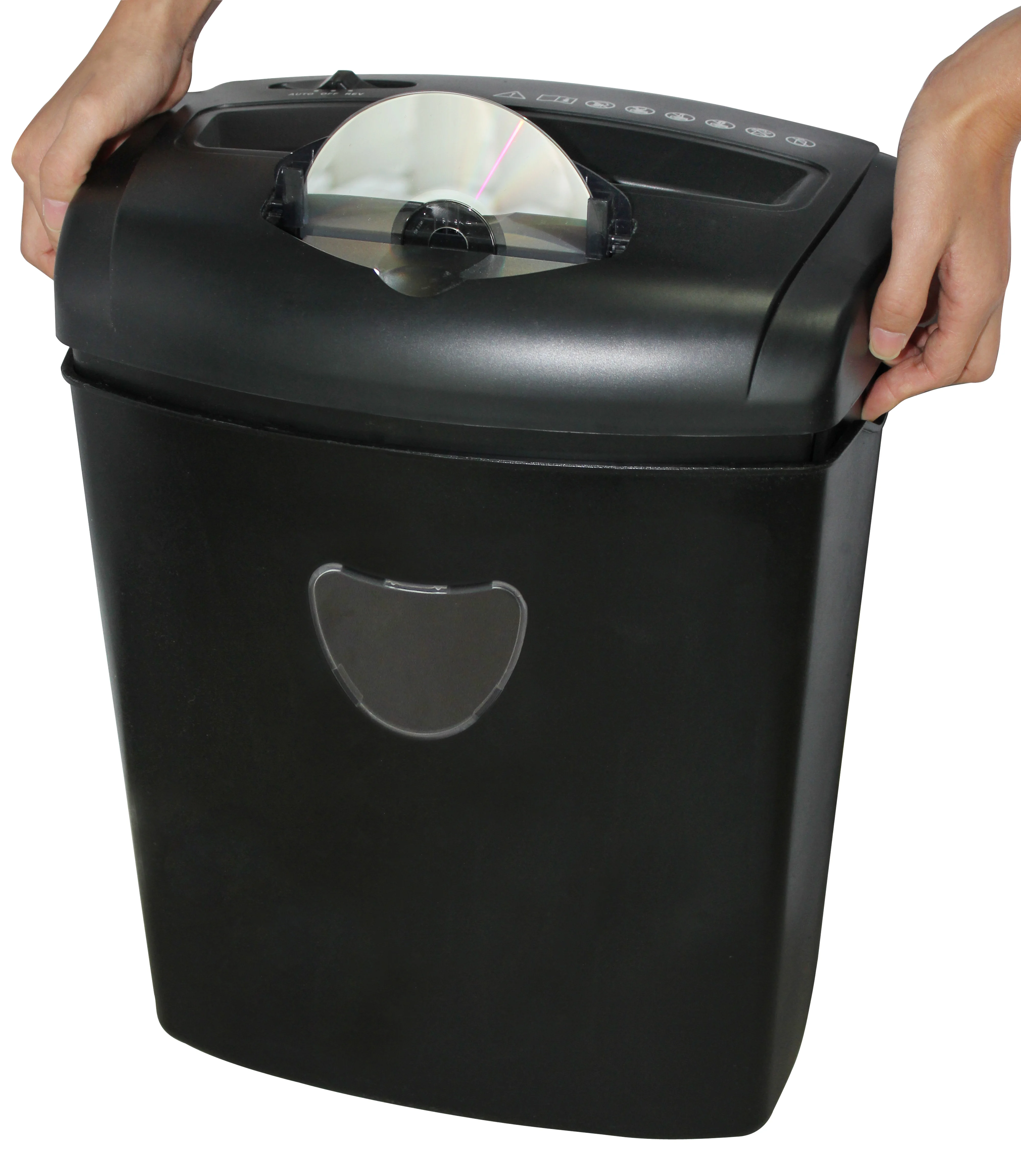 CD218P High Security P4 Level  10 Sheets Paper Shredder CD and Credit Card Shredder with Window Cross Cut Paper Shredder