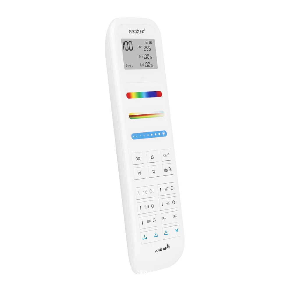 Smart FUT089 Led Controller 8-Zone 2.4G RF Wireless RGB+CCT Led Light Remote for RGBCCT controller