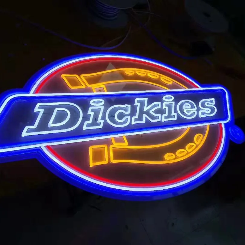 Drop shop 12V waterproof home decor clear acrylic customs led flex custom neon signs