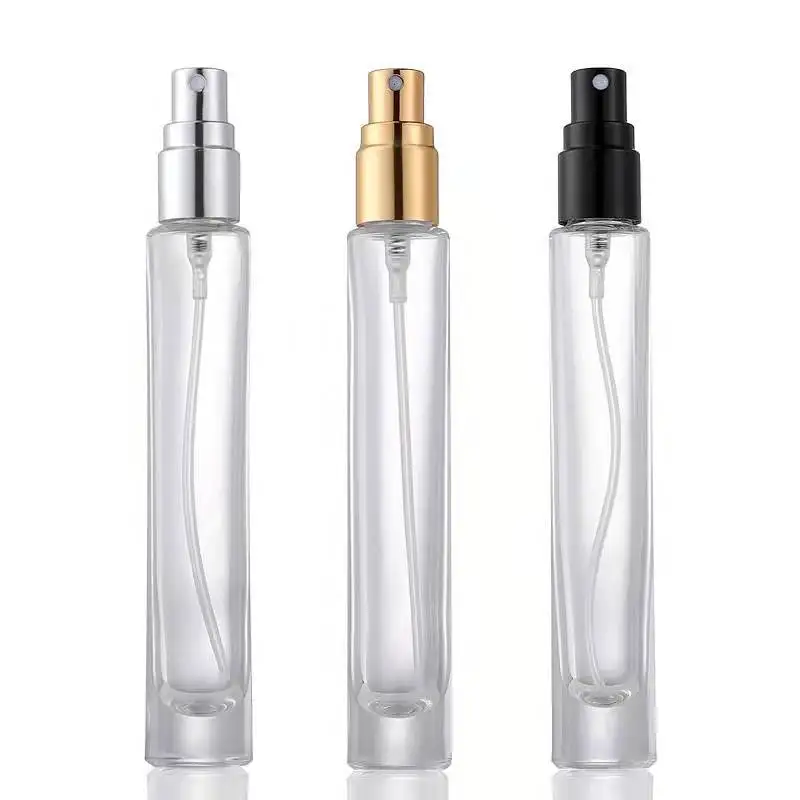 Factory Custom Clear 10ml Screw Neck Glass Bottle Try Out Small Sample Bottle 10ml Perfume Glass Bottle