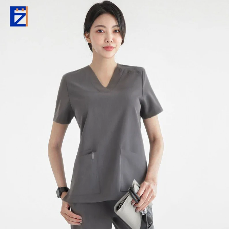 New multicolor nurse dress, hand wash, dentist, mouth salon, pet hospital, doctor uniform, split body suit