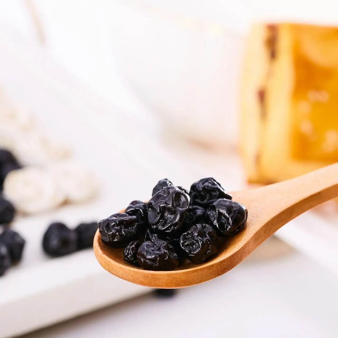 Healthy dried fruit blueberry sweet snacks