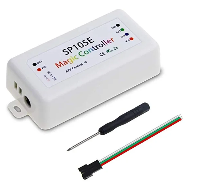 DC5-12V SP105E SP107E SP108E SP110E APP Control WS2811 Smart Led Strip Controller
