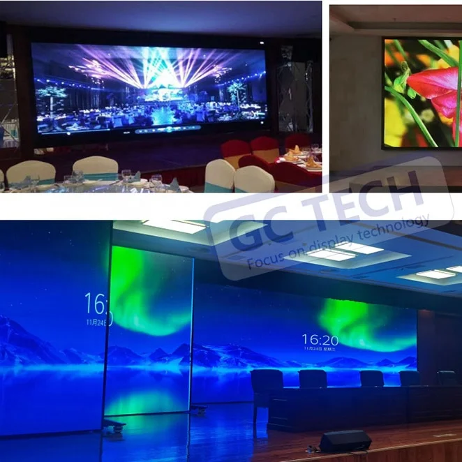 GC Tech 3D Led Screen For Virtual Filming Production Event Studio