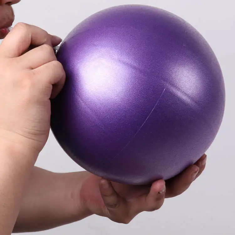 Small Exercise Ball Soft Yoga Balls 25cm Mini Pilates Ball for Core Training Exercise