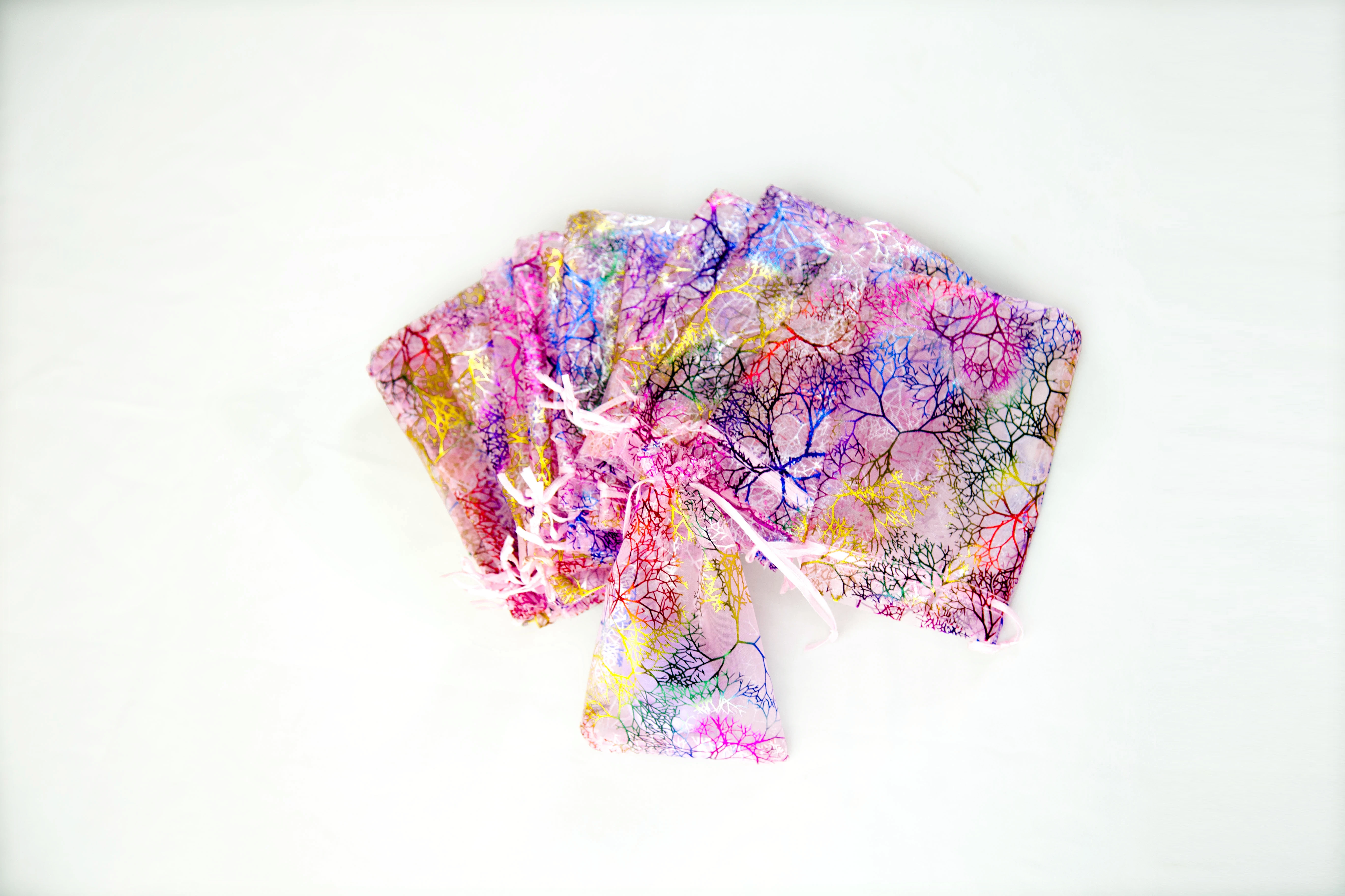 Attractive Price New Type Candy Gift Bag Drawstring Jewelry Bag Sheer Organza Bags