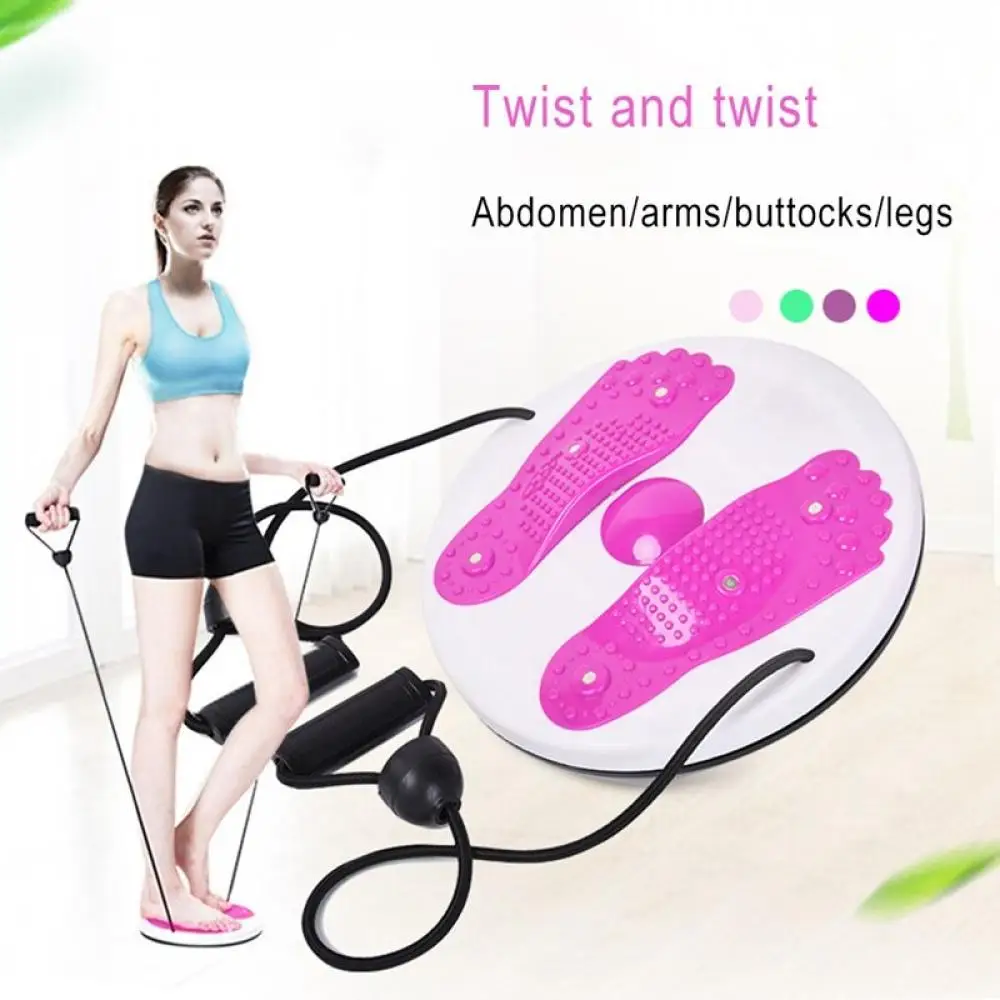 Fat Throwing Machine with Rope Magnet Home Sports Fitness Exercise Equipment Trainer Waist Twisting Disc