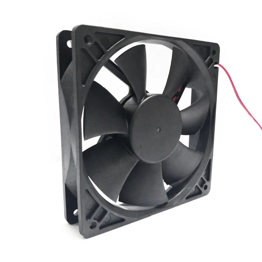 CE промышленный бесщеточный осевой охлаждающий вентилятор постоянного тока 12 В 24 в 120x120x25 мм