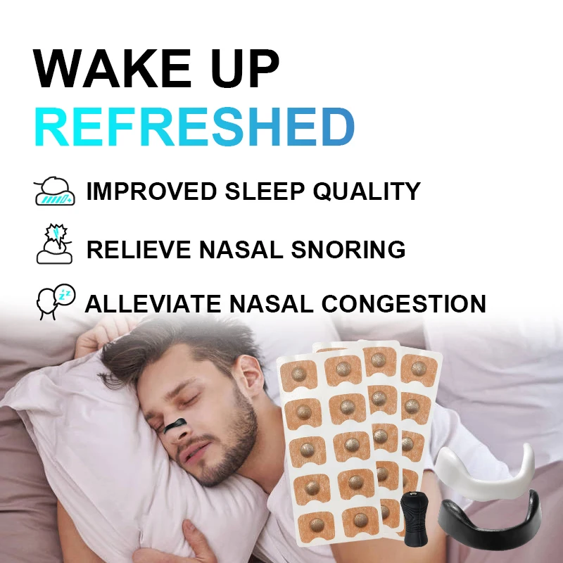 portable nose strips magnet magnetic nasal strips breath anti snore nose clip magnetic nose strip for sport & sleep