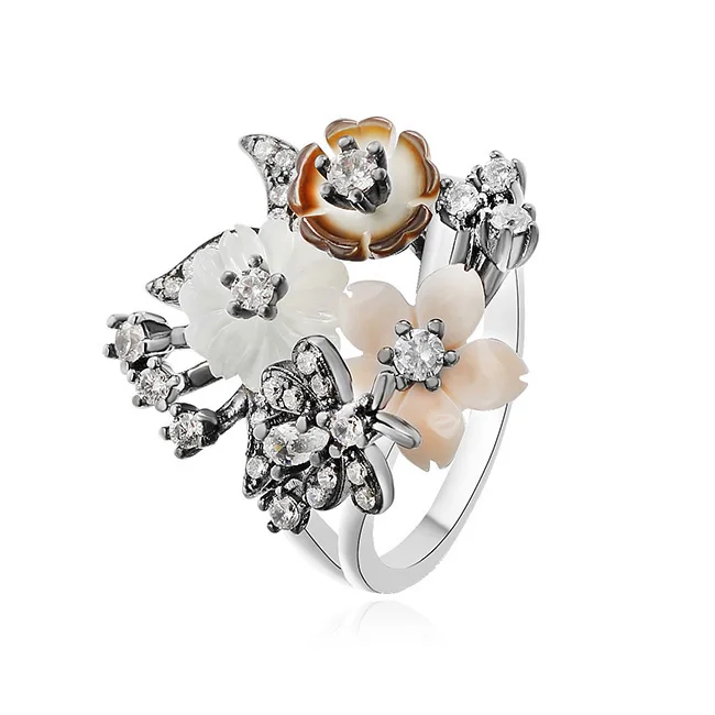 wholesale silver trending jewellery rings for women
