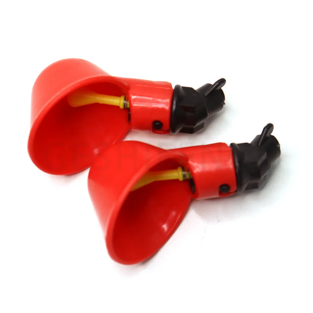 Plastic Chick Drinker and Feeder Hens Quail Birds Drinking Bowls Chicken