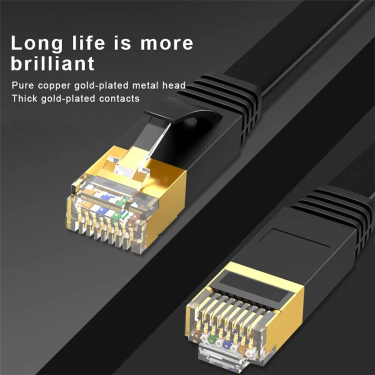 Cable Cat7 Bare Copper Conductor Cable Network Lan Utp Ftp Cat7 Patch Cord Ethemet Utp Cat7