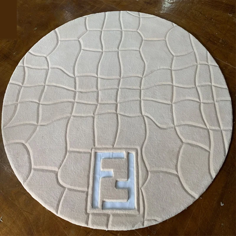 high quality hand made wool carpet with logo luxury carpet for living room area rug