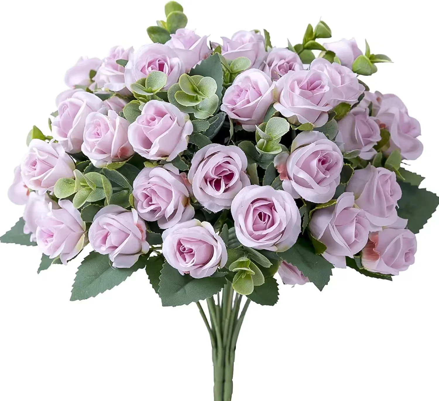 New Arrival Real Touch Artificial Silk 11 Heads Flower Simulation White Rose For Events Home Wedding Decoration