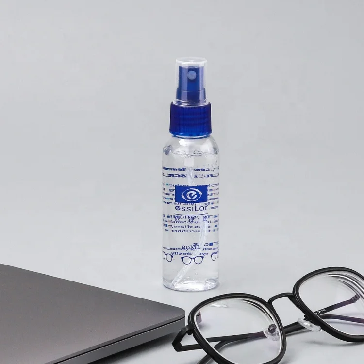 60ml wholesale Pet Bottle Optical Eyeglasses Spray Liquid Glasses Spray Lens Cleaner