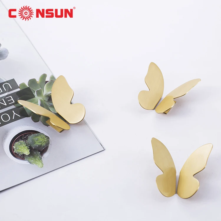 Aluminum Alloy Butterfly Furniture Kitchen Cabinets Door Pull Handle Cabinet Pulls And Knobs