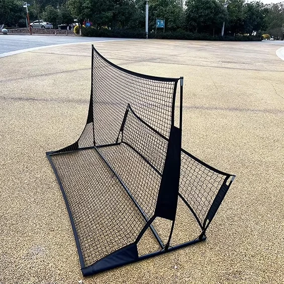 Custom 2 in 1 Foldable Football rebounder Portable Soccer rebound Net for practice
