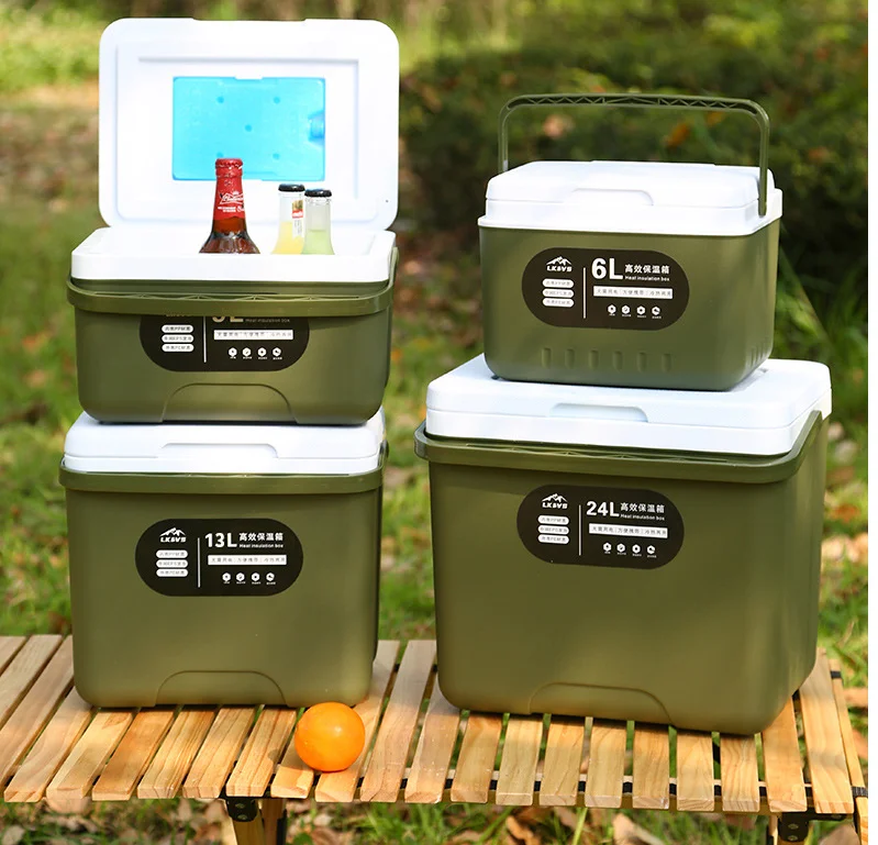 1L3L8L13L Customized PU Insulated Foam Ice Refrigerator Outdoor Camping Cold Refrigerator