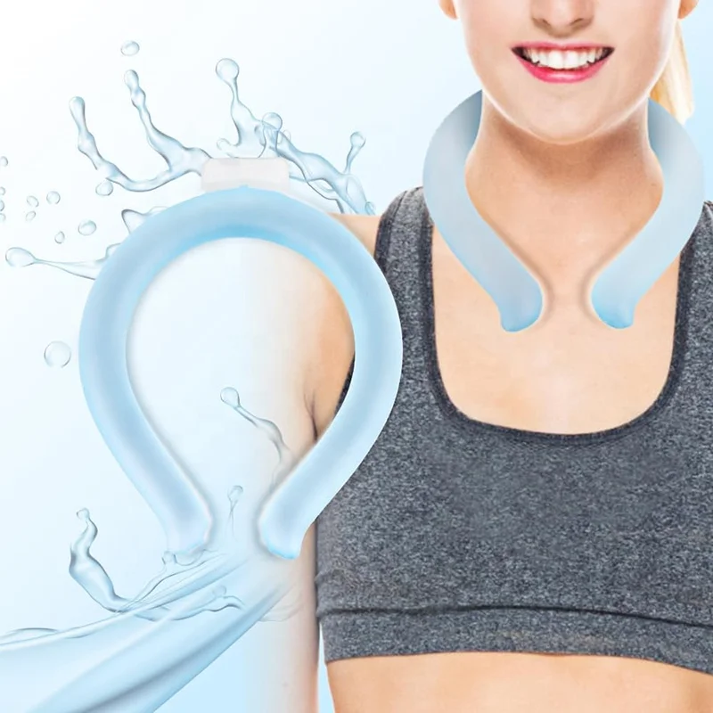neck cooling tube cold pack neck cooling ring kids ice pack wrap customized for pets and people neck cooler