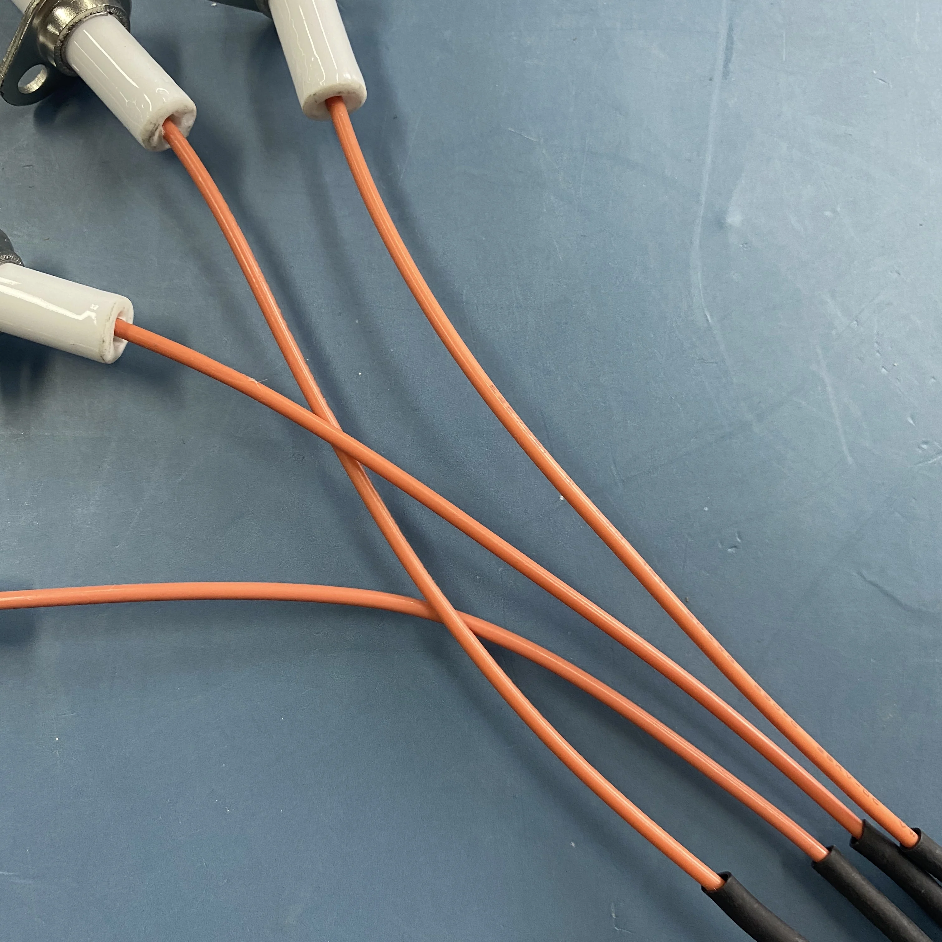 Orange Cable Ceramic Spark Ignition electrode with terminal