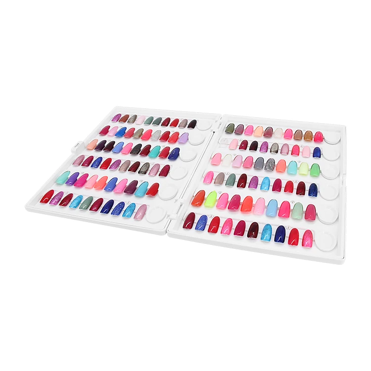 Nail Gel Polish Color Display Book 150 Pcs Tips Salon Tools Nail Color Chart Display Chart