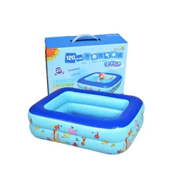 Inflatable Baby Swimming Pool Ball Durable Family KiddIe Pool for Garden, Outdoor, Kids, Backyard, Summer Printing In Stock