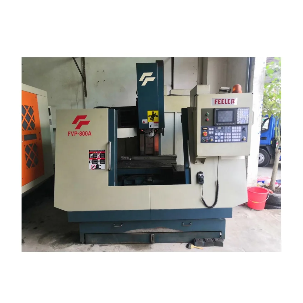 Mitsubishi control system CNC Taiwan FEELER FVP 800A used horizontal CNC machining center