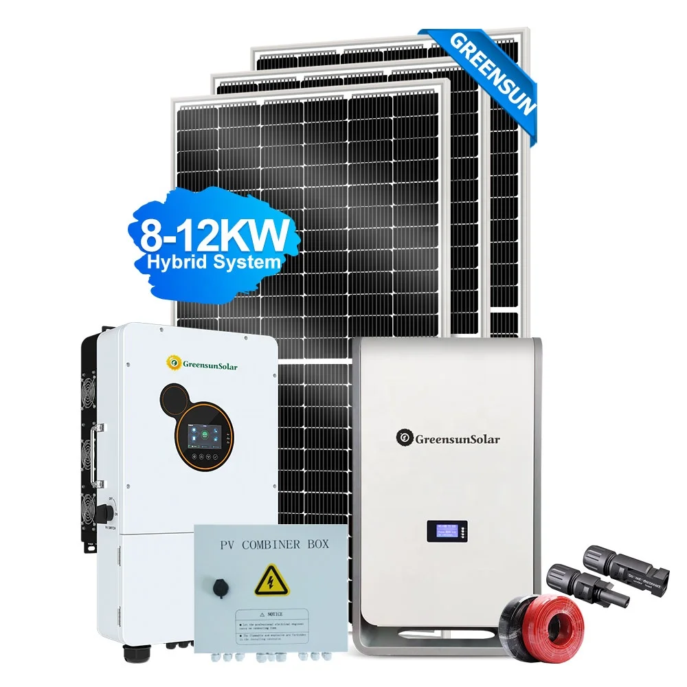 Hot Sale Solar Generator Energy System US Version Hybrid 8KW 10KW 12KW Solar Power System Module With UL