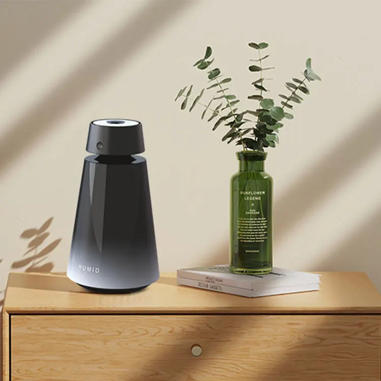 Wintek 2023 New Mini Evaporative Portable Usb Mini Car Aroma Diffuser Car Air Humidifier Aromatherapy with Led Light