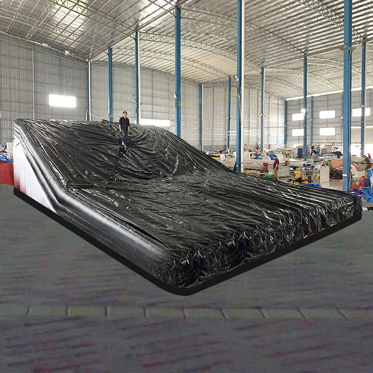 Durable Mountain Bike Inflatable Jumping Airbag Landing Ramp Freefall safety BMX Lander