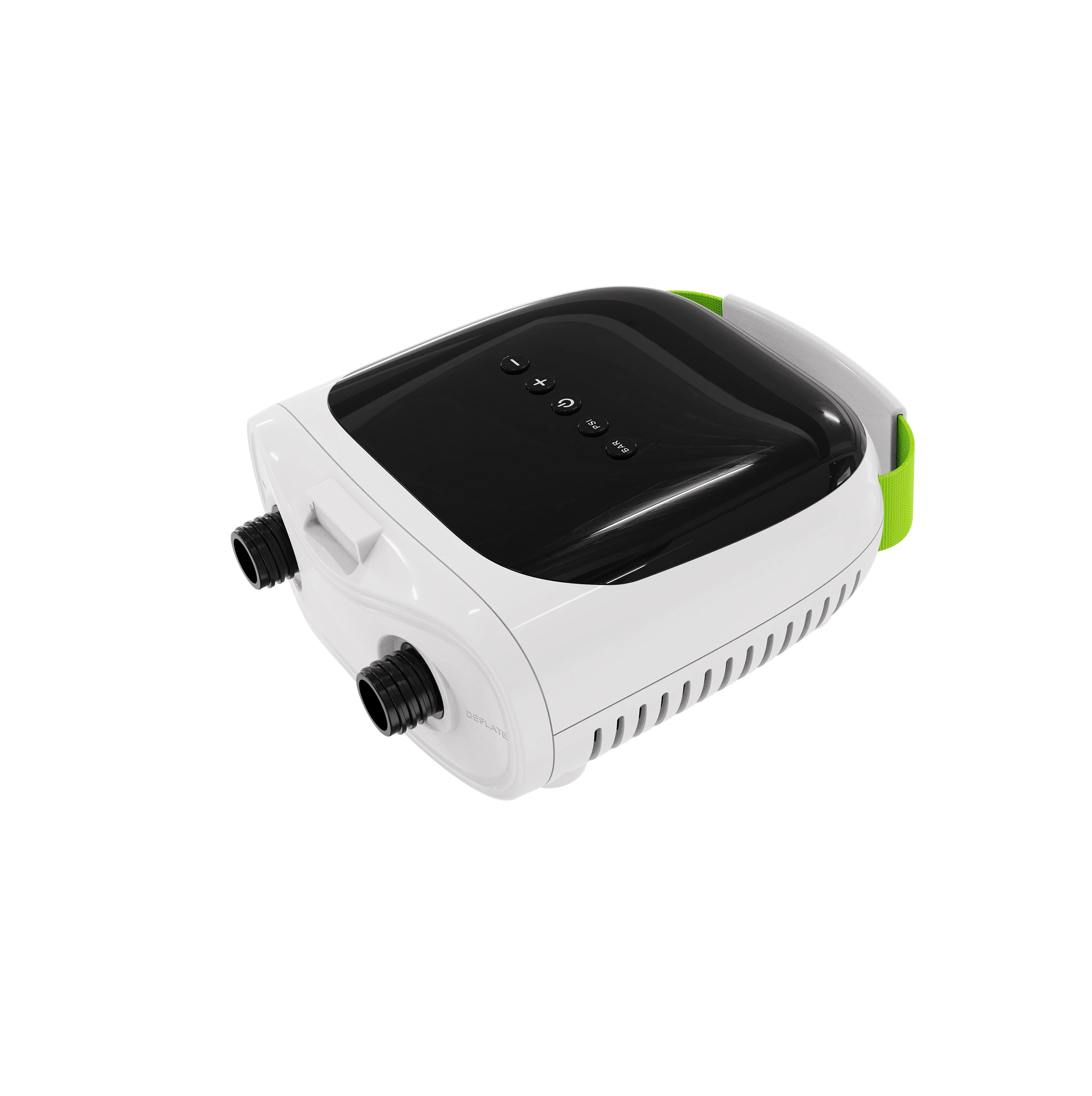 The electric air pump that inflates the inflatorable boat and kayak and SUP or 12V auxiliary pump for inflating boat tools